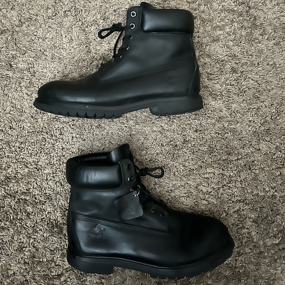 Timberland Black Leather Men's Boots